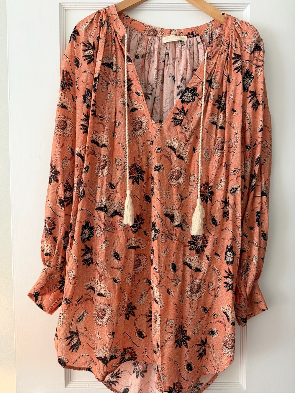 Ulla Johnson Biarritz Floral-Print Cotton-Blend Voile Tunic (Small)